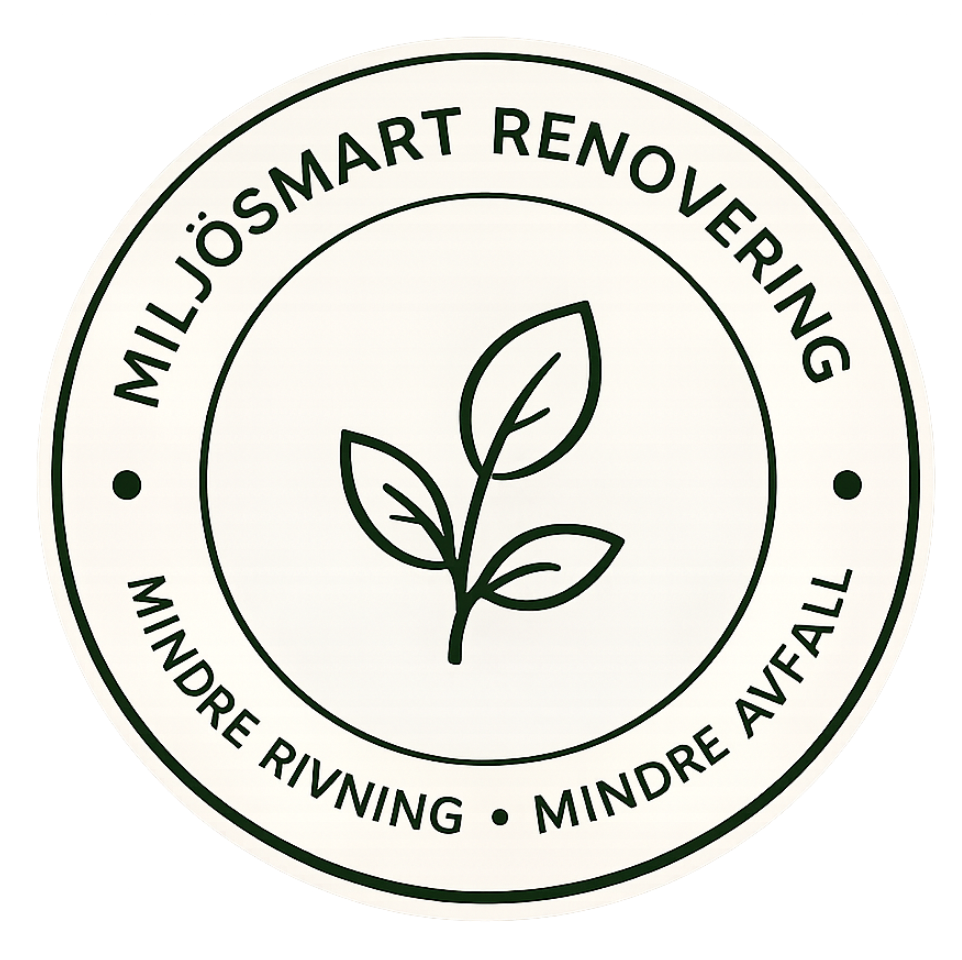 Miljösmart renovering — mindre rivning, mindre avfall